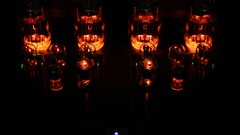 Glow nixie tube amp
