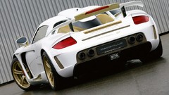 Gold cars Mirage Gt Gemballa Porsche Carrera GT