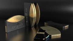 Gold Computers Chips ram golden chip microchip ddr