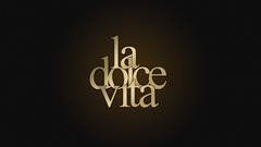 Gold dark text simple Money Typography ornaments vita wealth 