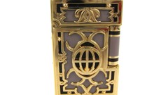 Gold Paris white background lighters St. Dupont