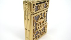 Gold Paris white background lighters St. Dupont