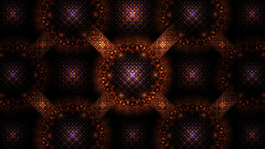 Gold purple abstract fractal