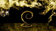 Gold smoke Linux debian GNU/Linux