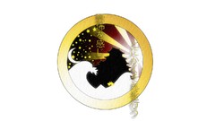 Gold white Japan tsunami medallion Japanese architecture 