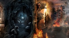 Gollum Eagles caves Middle-Earth Gandalf The Hobbit Galadriel 