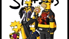 Gothic The Simpsons Homer Simpson Bart Simpson Lisa Simpson 