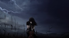 Gothic woman storm brunettes gothic metal