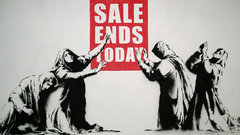 Graffiti banksy street art