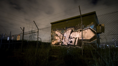 Graffiti Industrial night