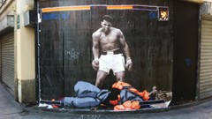 Graffiti Paris fight Utopia funny boxing street fighter video 
