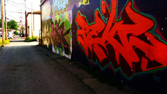 Graffiti streetart