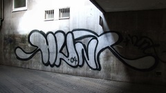 Graffiti underpass