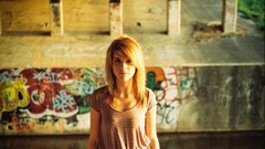 Graffiti woman urban blondes graffiti art urban art