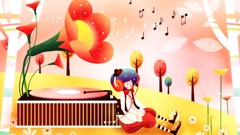 Gramophone childhood fantasy art fairytales