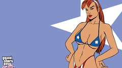 Grand theft auto redheads anniversary artwork vice city 