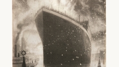 Graphic novel clouds ships