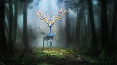 Grass Anime Pokemon forests Xerneas