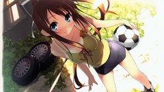 Grass balls tires Ribbons bows tank tops skirts blush smiling 