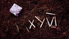 Grass dark Package Russia Cigarettes multicolor minimalistic 