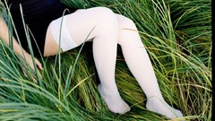 Grass legs stockings body parts