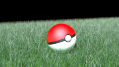 grass Poké Balls digital art