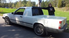 Grass Volvo roads sweden Swedish volvo 745 Simon.s a-traktor 