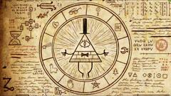 gravity falls Illuminati pentagram Bill Cipher artwork Symbols