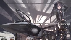 Gray Aircraft China ladder hangar pilot Chinese helmets long 