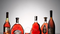 Gray background alcohol drinks drinking liquor hennessy cognac