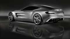 Gray cars Aston Martin One-77