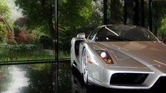 Gray cars vehicles ferrari enzo scenic