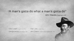 Gray Men Actors Quotes John Wayne