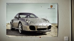 Gray silver cars germany Porsche posters flea Porsche 911 (996) 