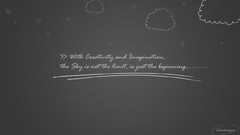 Gray text Typography creativity imagination artwork
