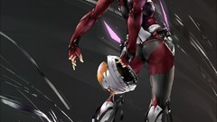 Gray void dark ass back reflections helmets long hair anime 