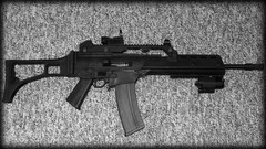 Gray weapons Guns Arms firearms G36C