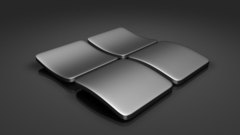 Gray windows logo vista