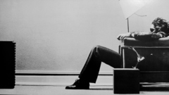 Grayscale advertisement Maxell