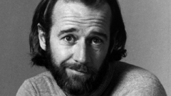 Grayscale george carlin monochrome