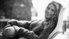 Grayscale gwyneth paltrow monochrome