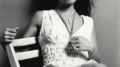 Grayscale Jordana Brewster monochrome