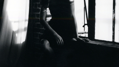 Grayscale Jordana Brewster monochrome