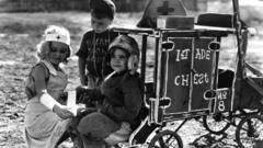 Grayscale monochrome children