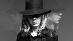 Grayscale monochrome hats faces