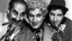 Grayscale monochrome marx Brothers