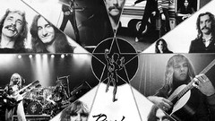 Grayscale Rush (band) Neil Peart Alex Lifeson Geddy Lee