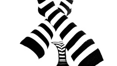 Grayscale stripes striped legwear