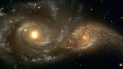 Grazing galaxies dancing galaxys