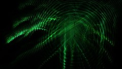 Green 3D view abstract